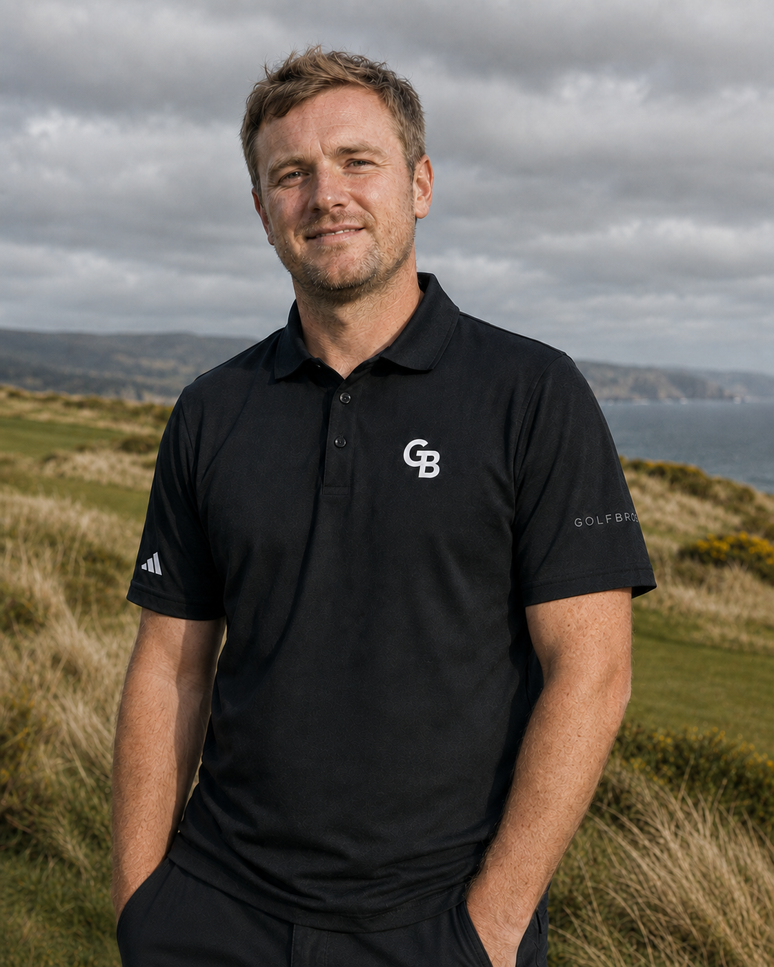 Men’s Adidas Sport Polo - Black