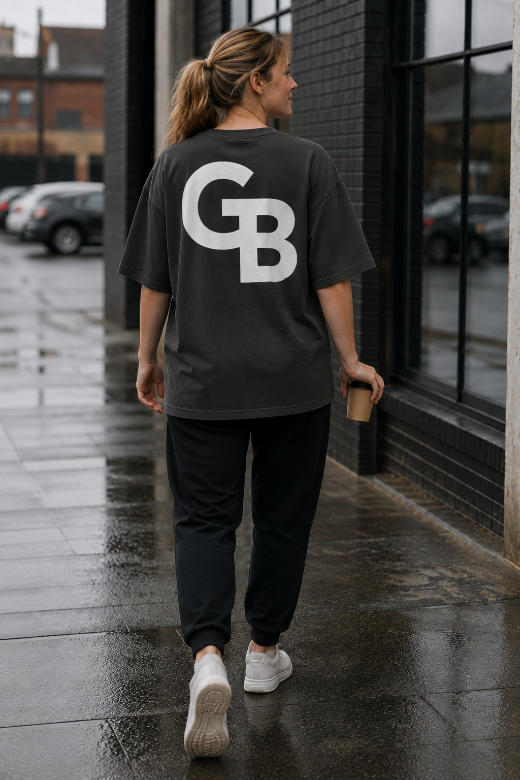 Golf Bros Oversized T-shirt - Faded Black